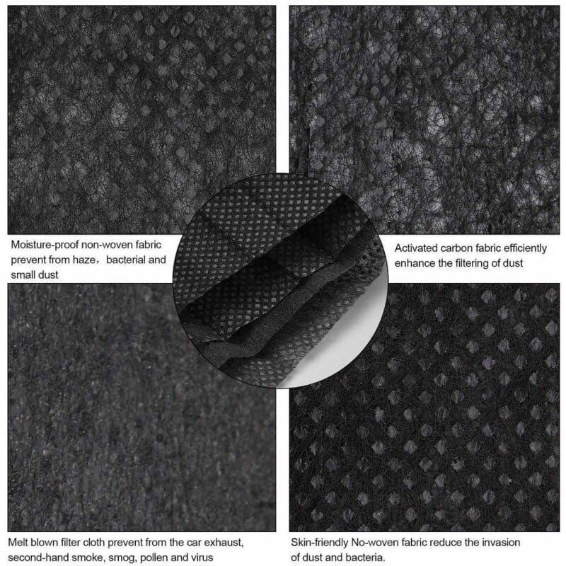 AZ Masker Hitam Medis 3ply isi 50pc Aman dan Steril