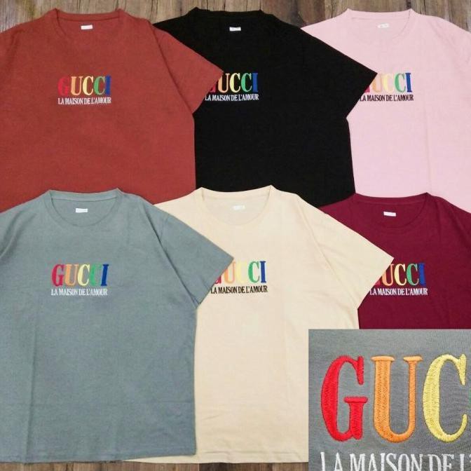 TERLARIS kaos wanita jumbo Gucci LD 135