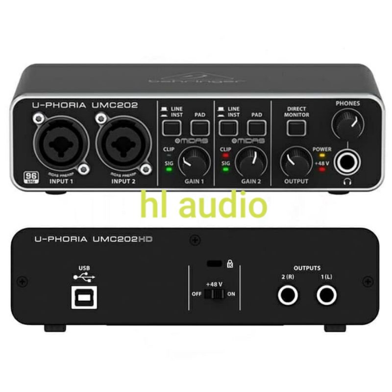BEHRINGER UMC 202 HD/UMC-202HD ORIGINAL