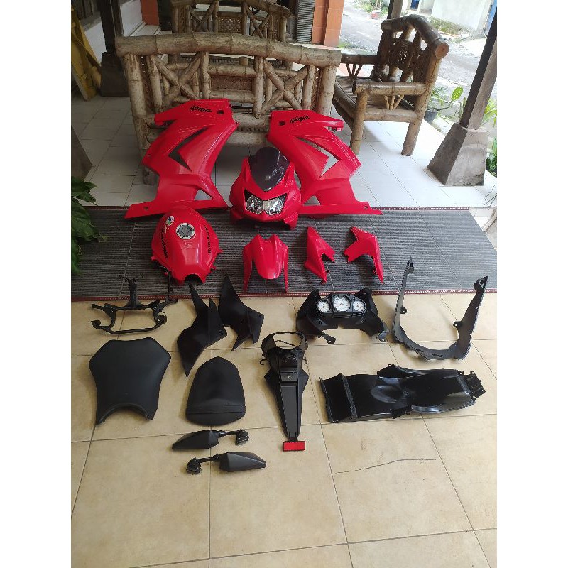 fairing ninja 250 karbu fulset