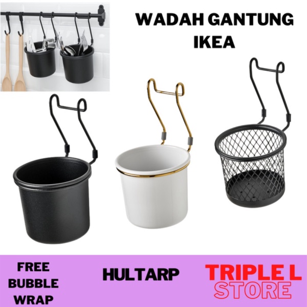 

Jual Wadah Tempat Penyimpanan Peralatan Makan Masak Gantung HLTP - Hitam Murah