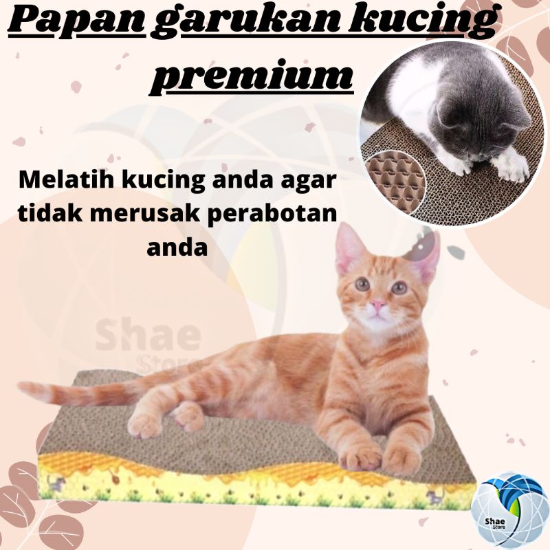 PAPAN GARUKAN KUCING PAPAN MAINAN GARUKAN KUCING ANJING PREMIUM TERMURAH