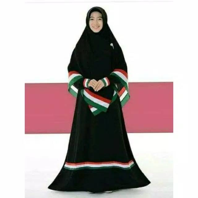 (READY&REALPICT )Cod gamis palestina set jilbab/Gamis palestina set/Gamis set palestina