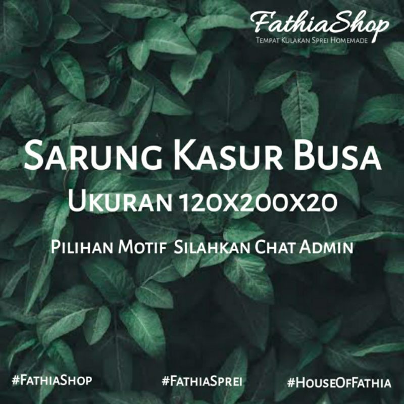 Sarung Kasur Busa 120x200x20 Khusus Reseller