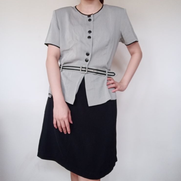 Set Baju Kantor Kemeja & Rok (Preloved)