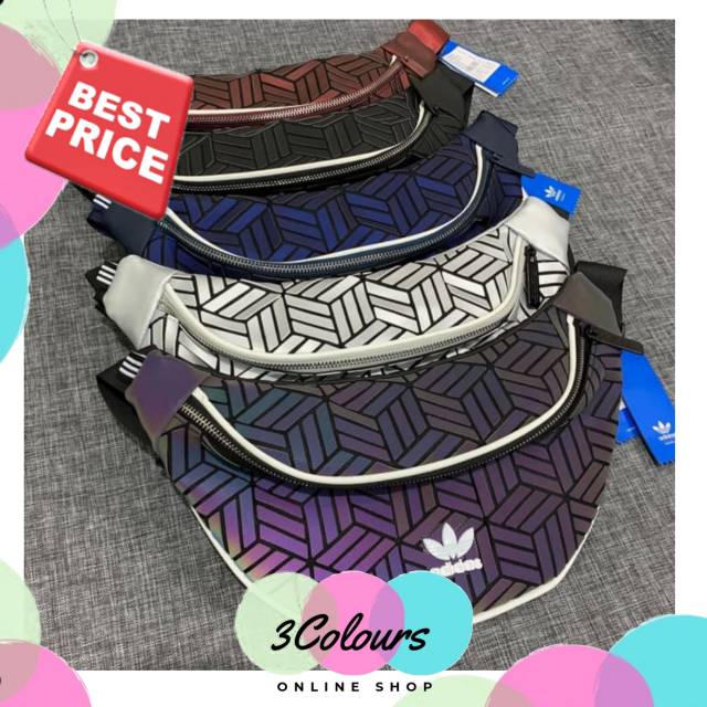 tas selempang pria merk adidas import S2035 high quality - hologram