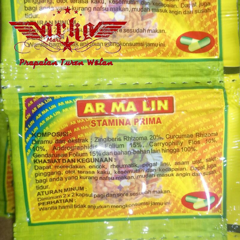 

Jamu ARMALIN