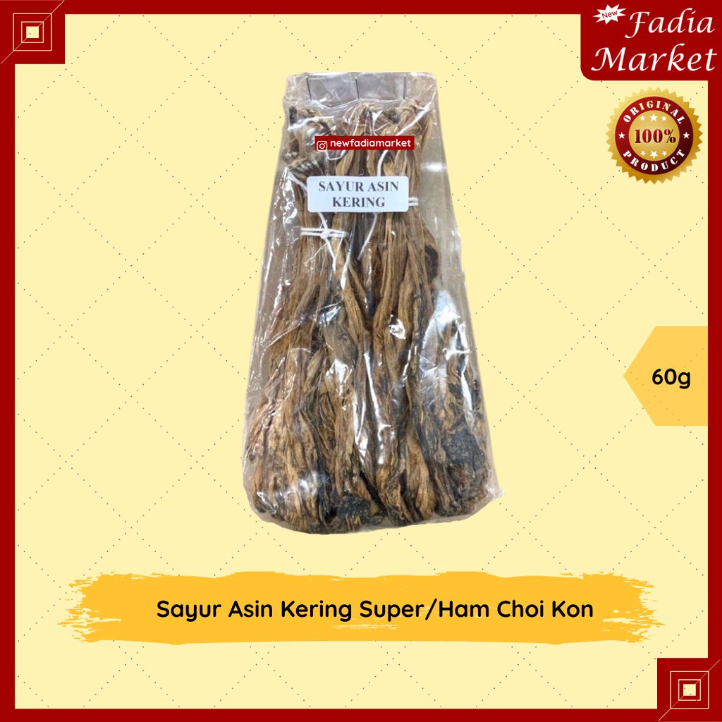 Jual Sayur Asin Kering Super/Ham Choi Kon 60g Indonesia