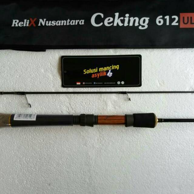 LIMITED EDITION Ceking 612 UL Relix Nusantara Joran Pancing Ultralight Fuji