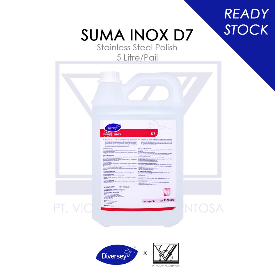 Jual Diversey SUMA INOX D7 Stainless Steel Polish Shopee Indonesia