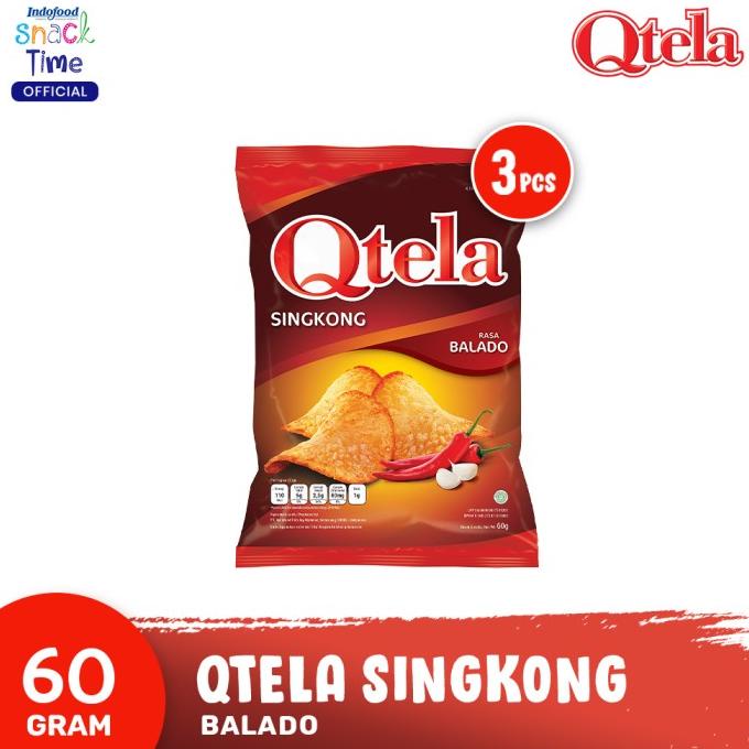 

PROMO Qtela Singkong Balado 60 Gr - 3 Pcs MURAH