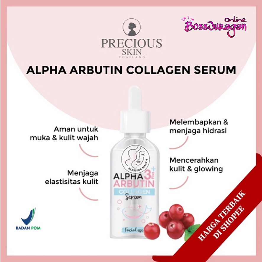 (BOSS) ALPHA ARBUTIN 3 PLUS COLLAGEN WHITENING SERIES BEST SELLER