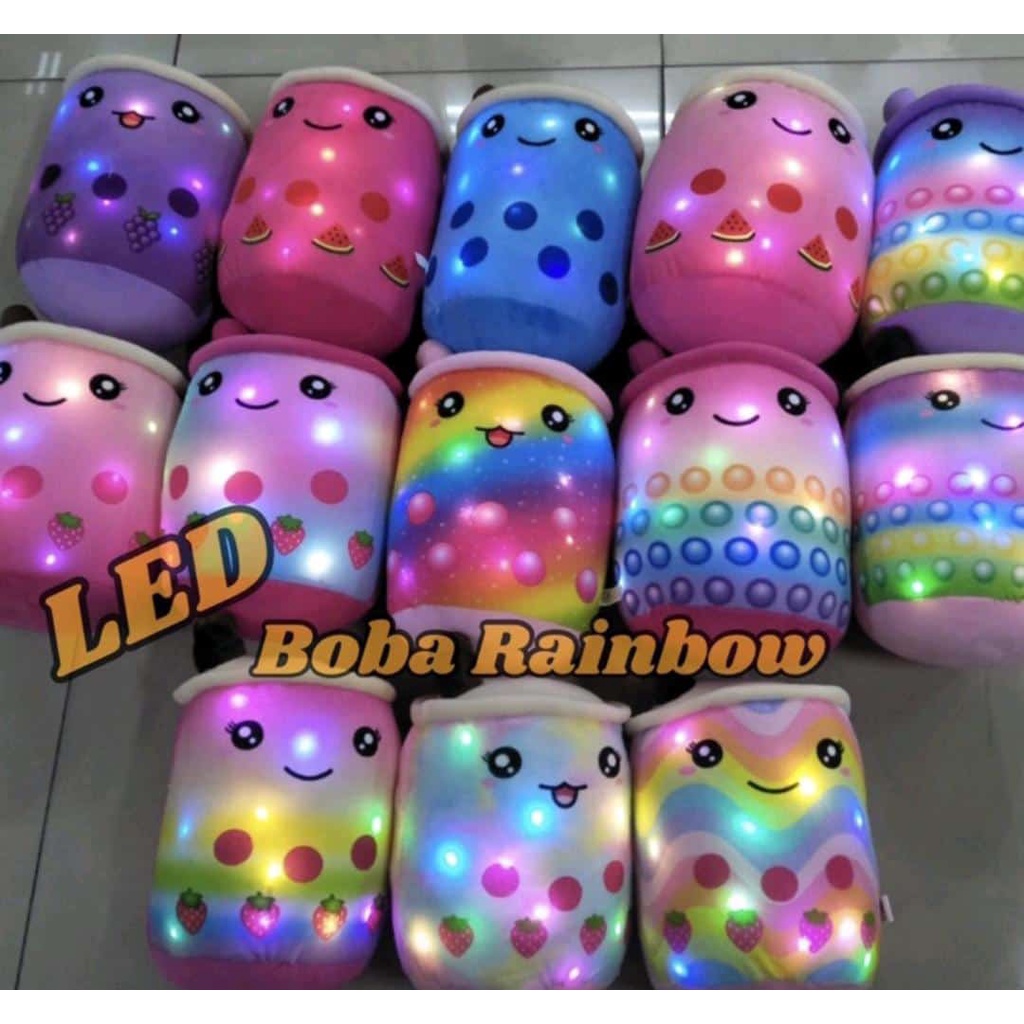 Boneka Boba Jumbo Warna Motif Random - B-BBJW