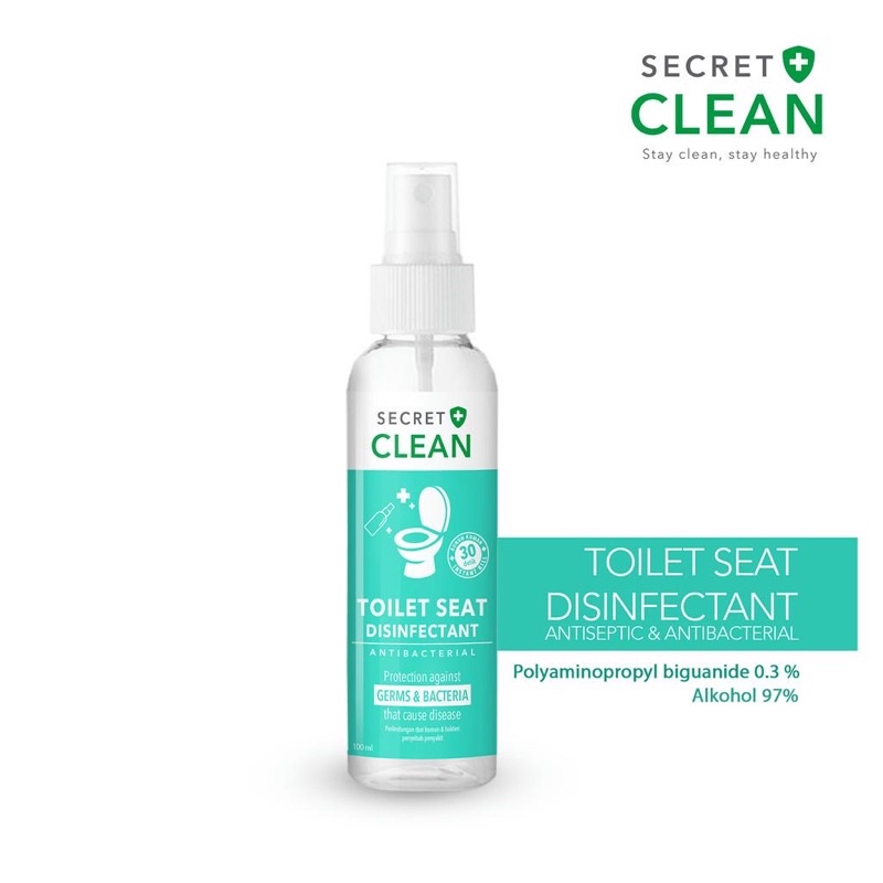 Secret Clean Toilet Seat Disinfectant 100 ml