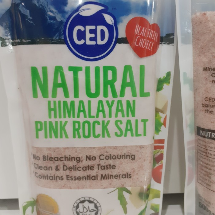 

ds001vv Himalayan Pink Salt 500 Gram Garam Kemasan Pouch Fsfs201