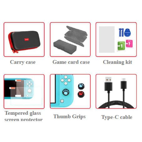 IPEGA PG-SL001 9 in 1 Accessories Kit for Nintendo Switch Lite