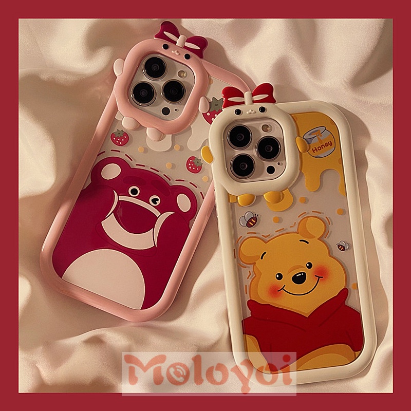 Soft Case TPU Motif Desney Winnie the Pooh Untuk IPhone 11 13 12 14 Pro MAX 6 6S Plus XR X 7 8 14 Plus XS MAX SE 2020