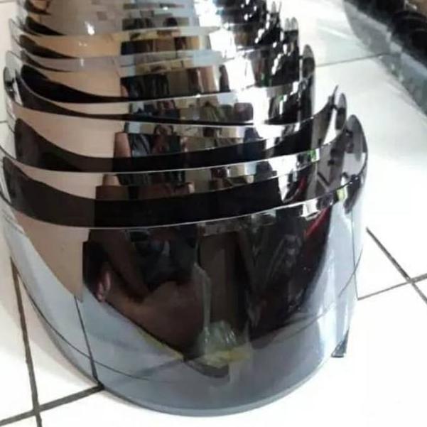 Kaca helm flat- visor pnp kyt rc,7 kyt r10. Kyt k2r. IRIDIUM , BENING  D57L