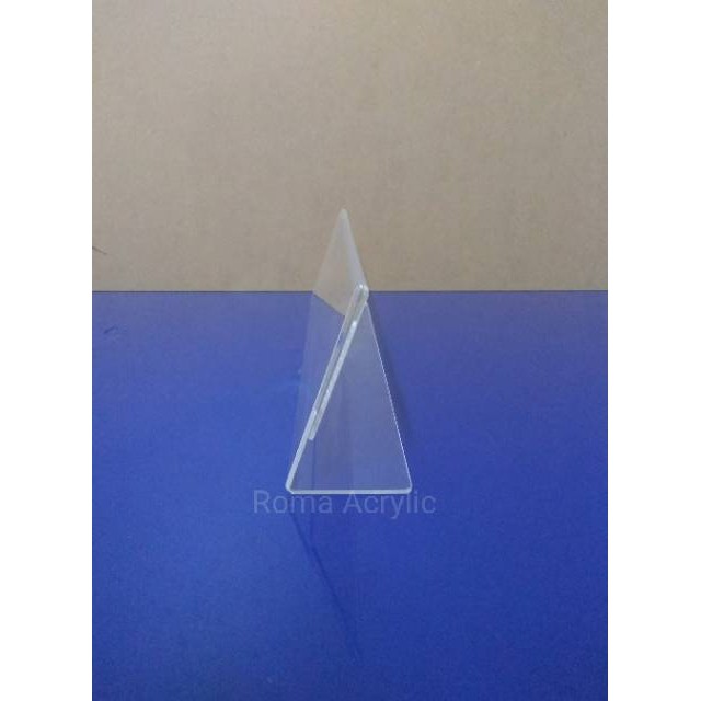 Acrylic Sign Holder - Acrylic Papan Nama Meja 30 x 8.5