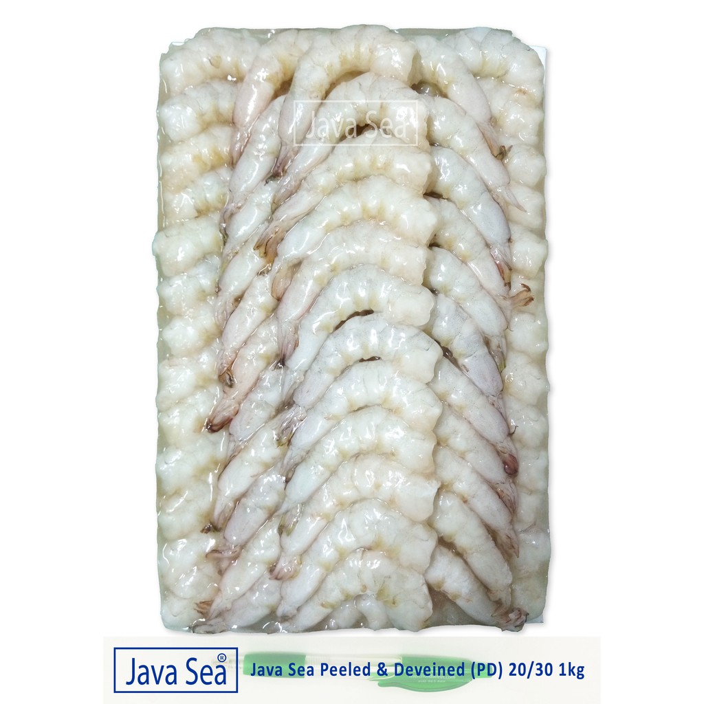

JAVA SEA Udang Laut Kupas Bersih PD W 20/30 pack 1kg
