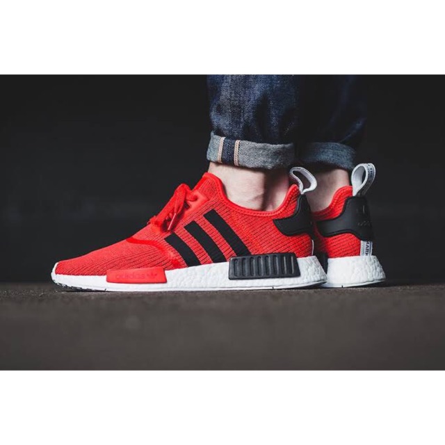 nmd red black