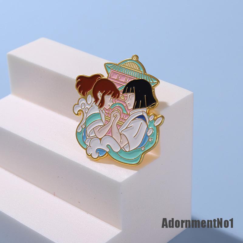 (Adornmentno1) Pin / Bros Bentuk Naga Putih Untuk Wanita