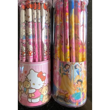 

10.10 sale Pensil 2B fancy karakter tabung (50pc), pensil pot, pensil set, pencil fancy 2B