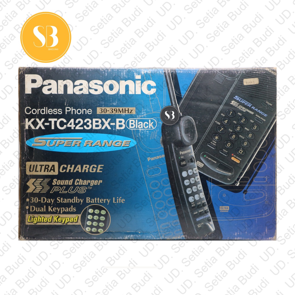 Telepon Cordless Panasonic KX-TC423-BX Wireless 423