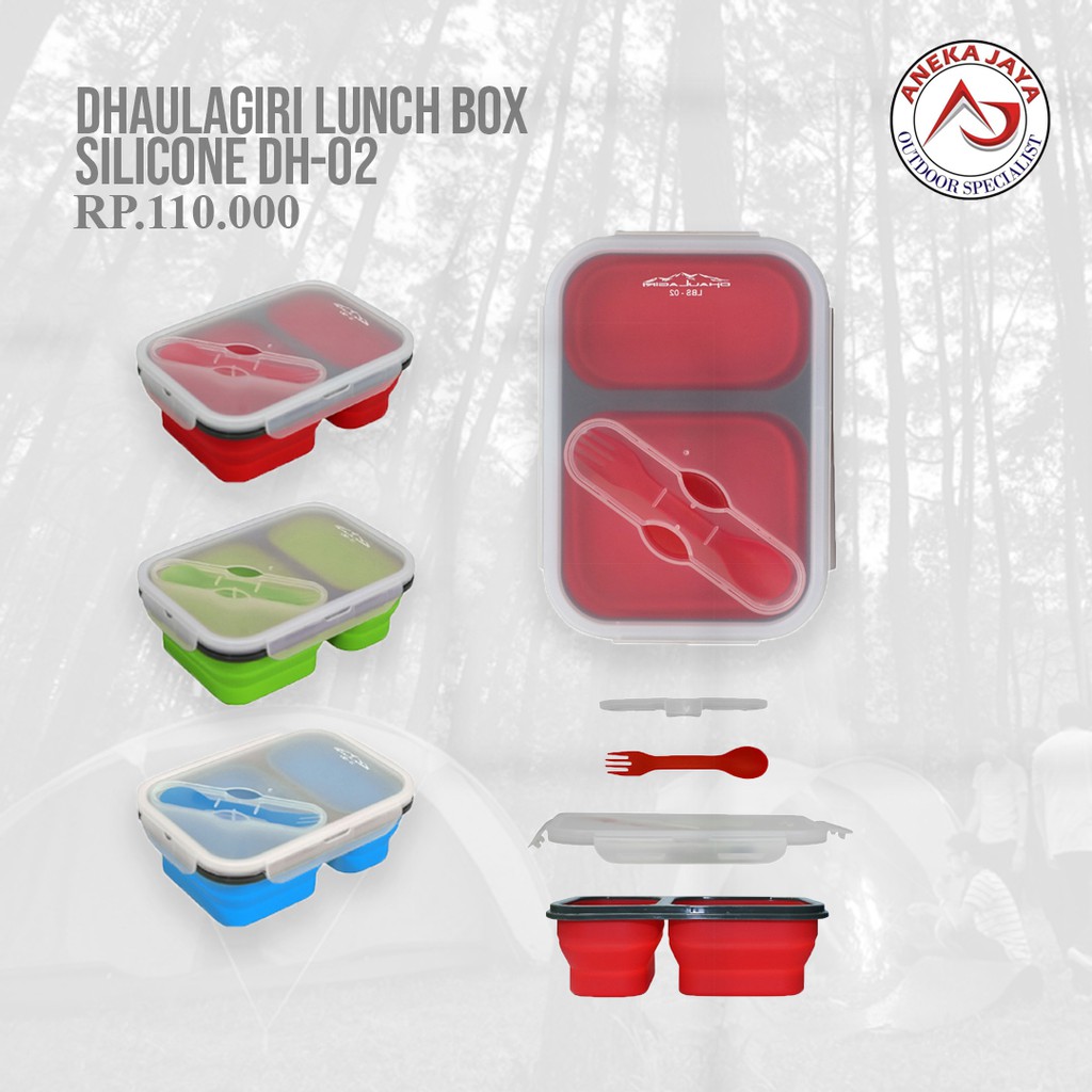 LUNCH BOX SILICON DHAULAGIRI 02 / KOTAK MAKAN