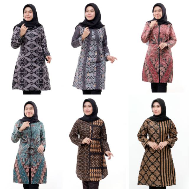 Promo Terlaris Serut Genes Jelita Tunic Navbor Yelbor Whitbor Creambor Tunik Batik G3EErosgn9aap