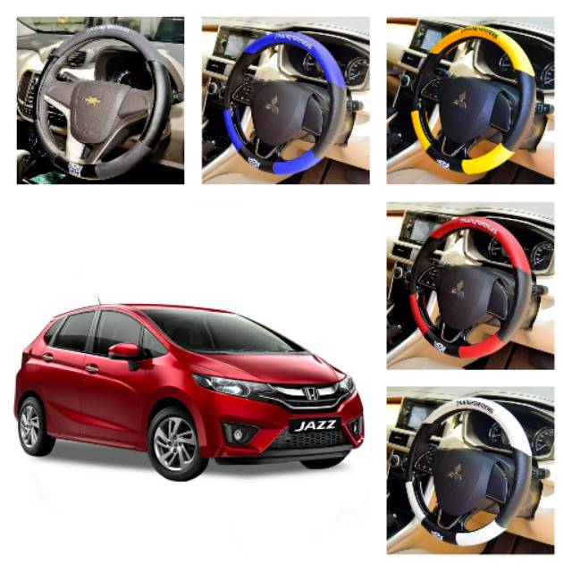 Aksesoris mobil jazz Sarung stir mobil Honda jazz gk5