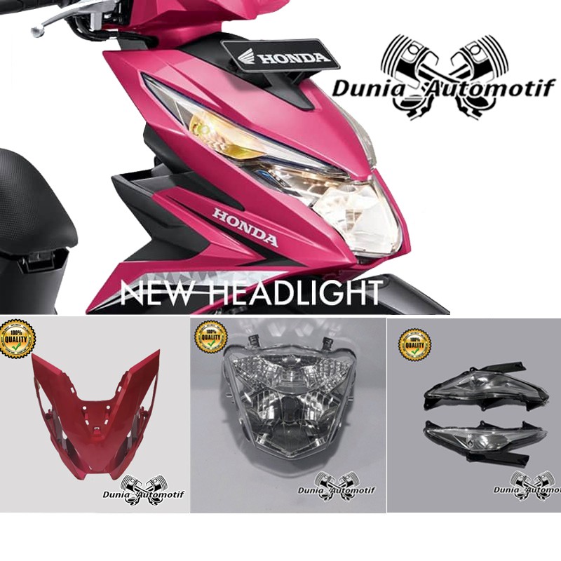 Fullset full Body Depan Beat Atau Tameng Depan Beat Esp Warna pink