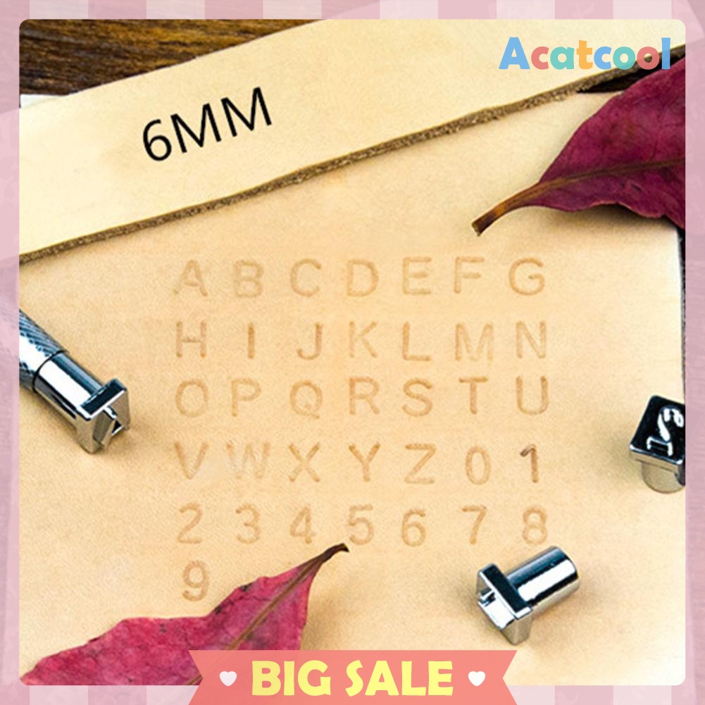 36pcs Steel Punch Alphabet Letter Number Stamper Set Metal Leather Tools