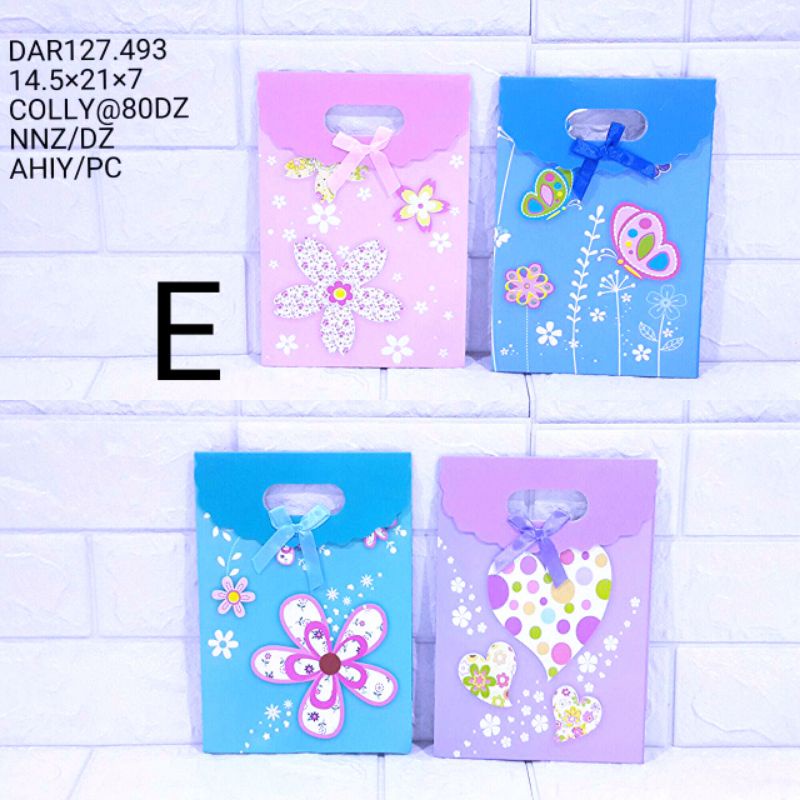 Paper Bag 14cm|Tas Kado|Tas Souvenir|Kantong Kertas Motif