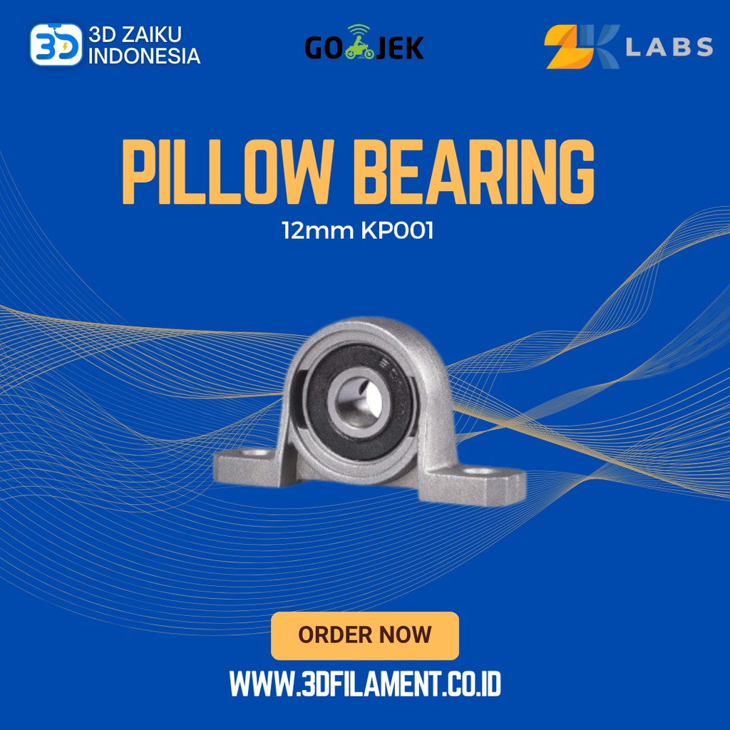 ZKLabs Pillow Block Bearing 12mm KP001