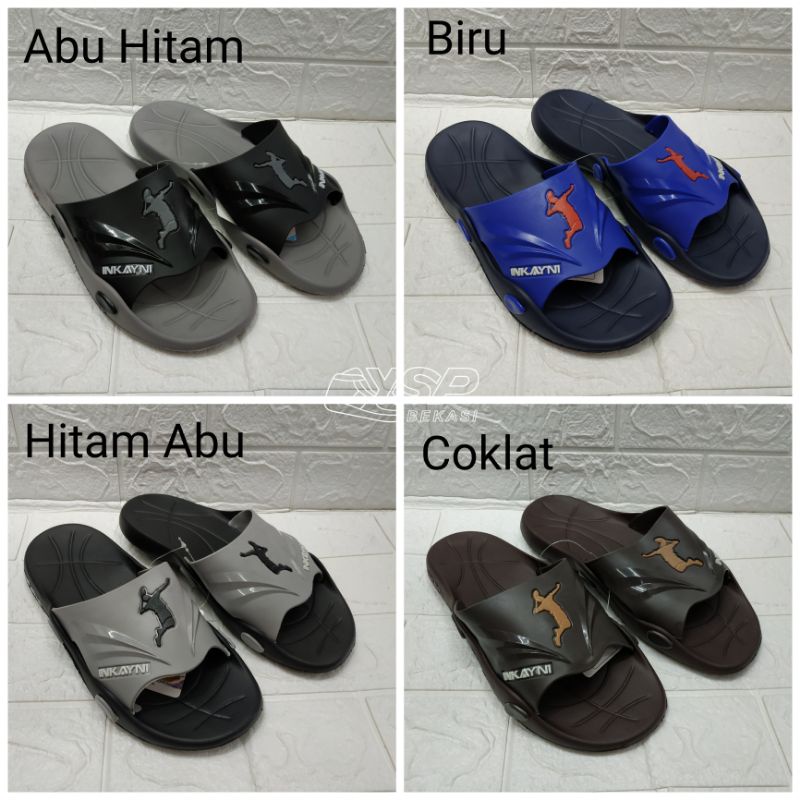 SANDAL SLIDE SLOP PRIA INKAYNI YK 6018 SENDAL FLIPFLOP KARET PHYLON