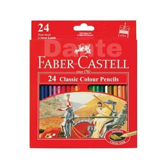 

(COD) pensil warna faber castell isi 24 (panjang)
