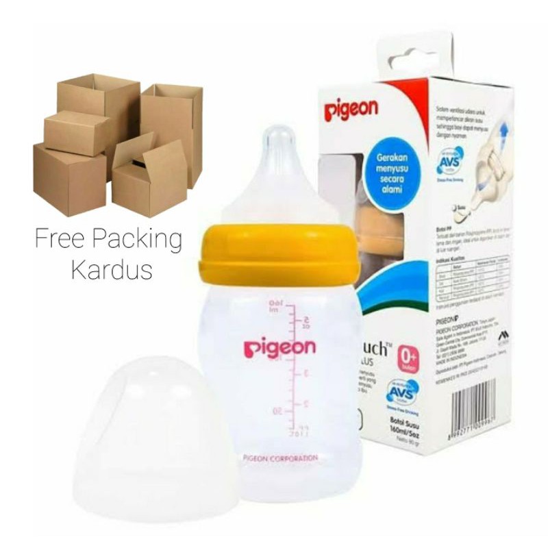 Pigeon Botol Dot Peristaltic Plus 240ml, 160ml Soft Touch Wide Neck Bayi Newborn 0+m SS PERISTALTIC PLUS