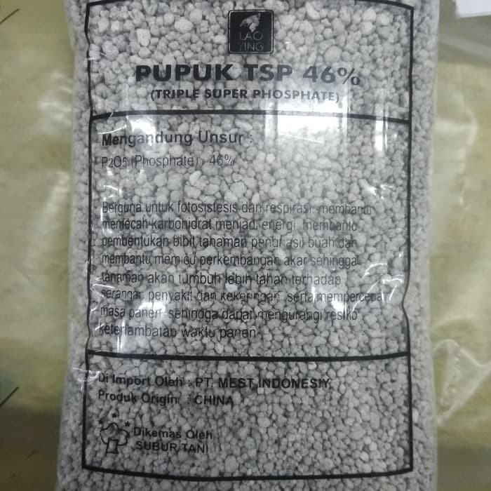 Pupuk TSP Lao Ying 46% Repack 1 Kg