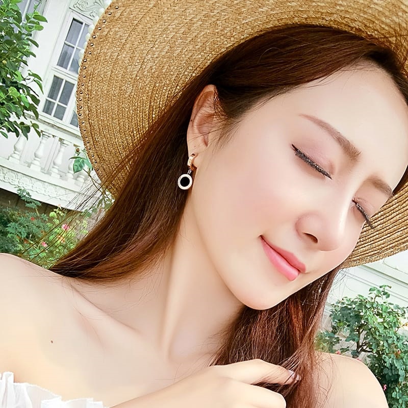 Anting BULGARY TITANIUM Fashion Korean Quality Import Model Terbaru 2021 Bisa Cod Bayar Ditempat