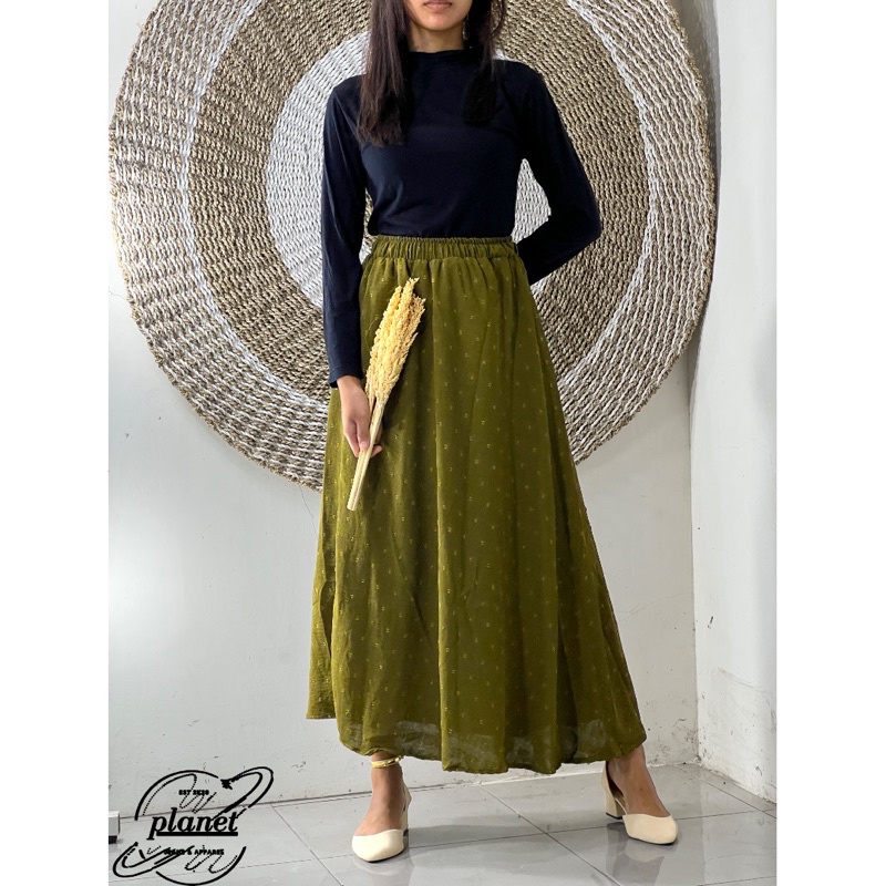 ROK MAYUNG CRINCLE CRINKLE AIRFLOW PREMIUM ROK CRINGCLE URAGIRI BASIC SKIRT PATTERN ROK POLOS PANJANG WANITA