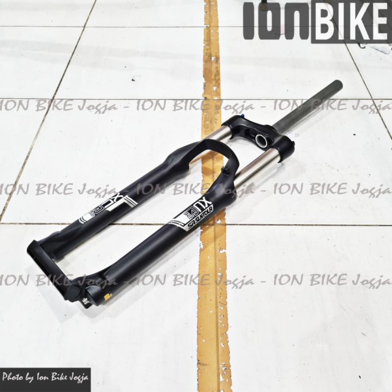 fork suntour XCR 27.5 travel 120 Lock - XCR32 T120 empuk kuat original fork sepeda mtb oversize