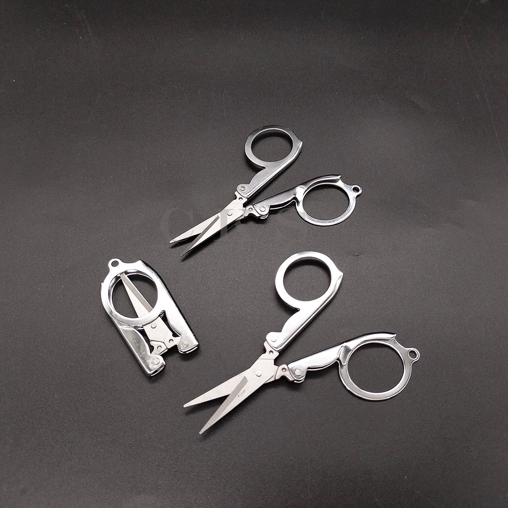 Gunting serbaguna / gunting lipat full stainless steel