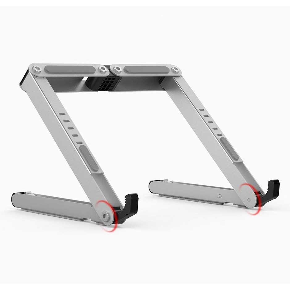 Best Seller ! BUBM N1 Adjustable Foldable Laptop Stand Aluminium - DNZJ-02 (ORI)