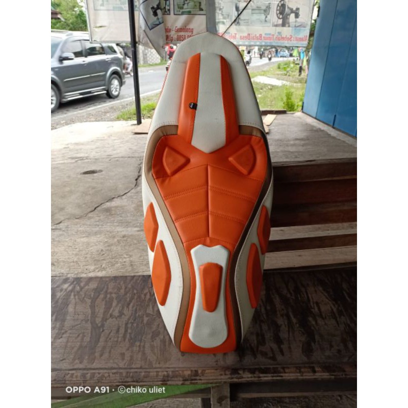 Jok pcx modifikasi MBtech - Jok custom predator PCX