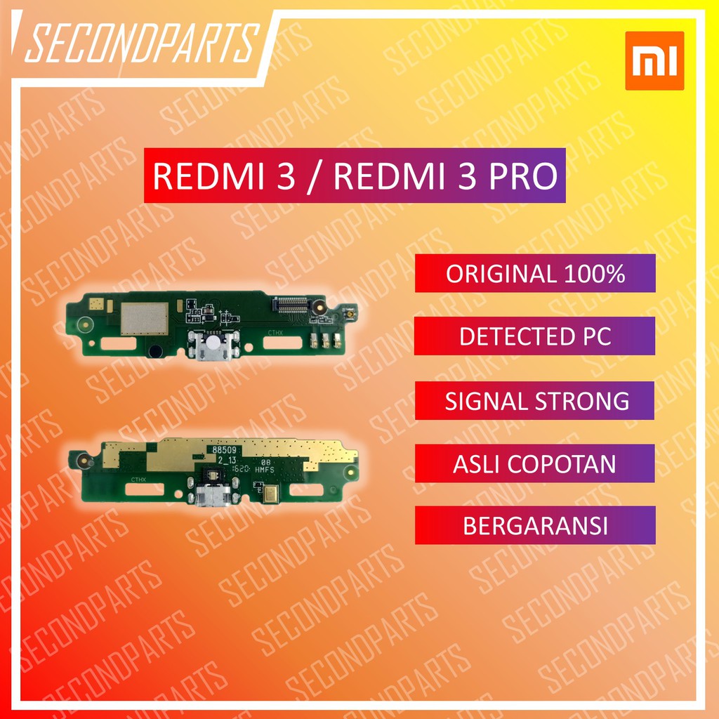 KONEKTOR CHARGER PAPAN MIC PLUG IN XIAOMI REDMI 3 / REDMI 3 PRO ORIGINAL COPOTAN