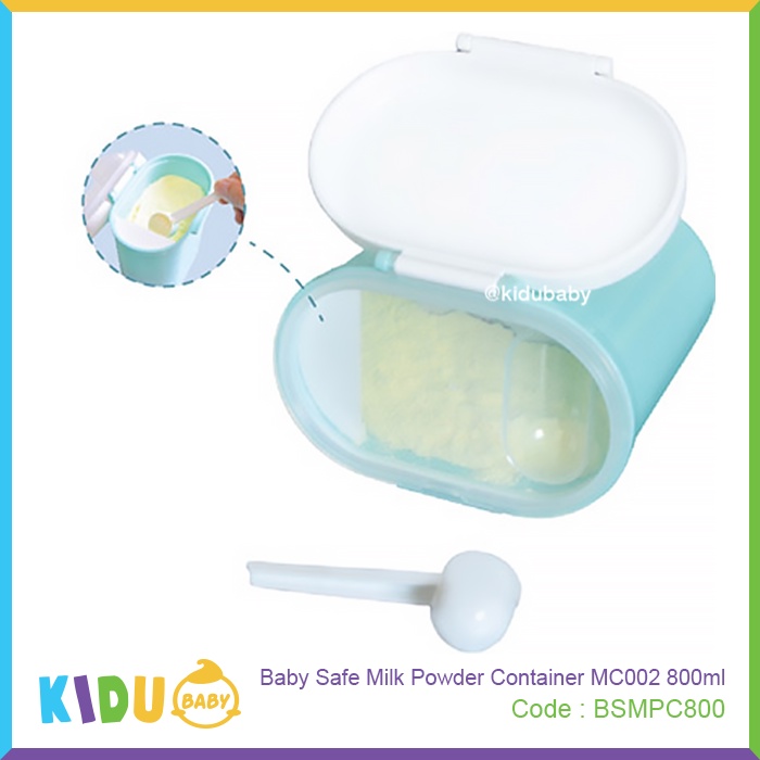 Baby Safe Tempat Susu Bayi Milk Powder Container MC002 800ml Kidu Baby