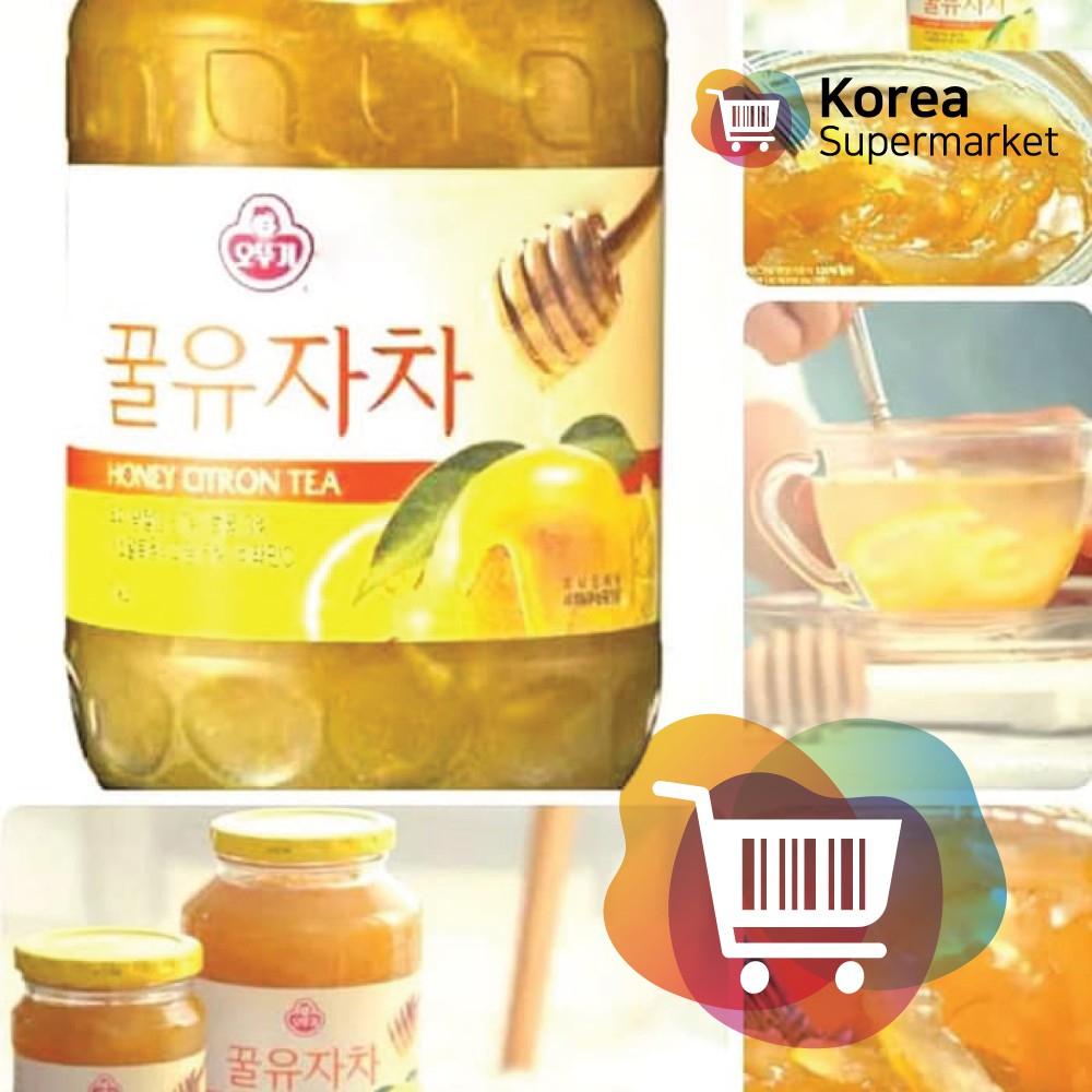 Ottogi Honey Citron Tea 1Kg/Teh Jeruk Madu Asli Korea