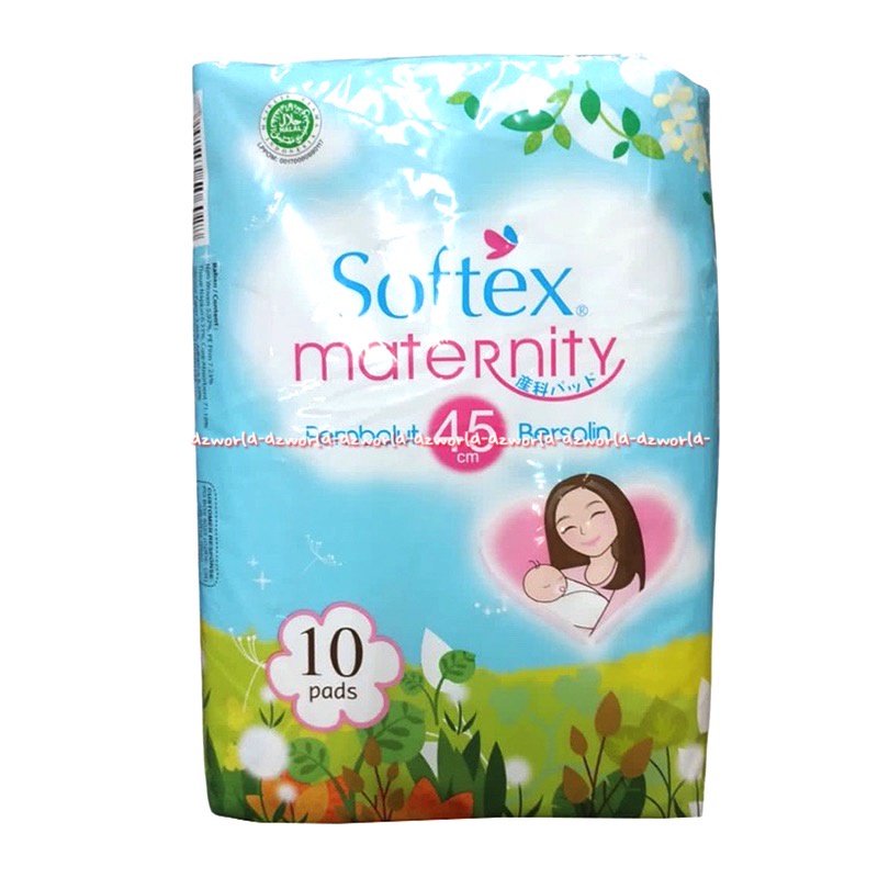 Softex Maternity Pembalut Bersalin 45cm 10pads Pembalut Wanita Ibu Setelah Melahirkan Softek Soft tex