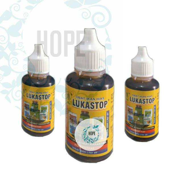 Obat Luka jamur cair ikan hias koi LUKA STOP LUKASTOP 30ml